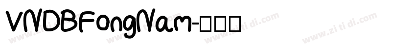 VN DBFongNam字体转换
